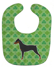 Load image into Gallery viewer, German Pinscher Shamrocks  Baby Bib BB6418BIB