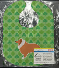 Load image into Gallery viewer, Collie Shamrocks  Baby Bib BB6421BIB