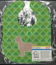 Load image into Gallery viewer, Pyrenean Shepherd Shamrocks  Baby Bib BB6423BIB