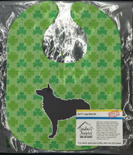 Load image into Gallery viewer, Croatian Sheepdog Shamrocks  Baby Bib BB6426BIB