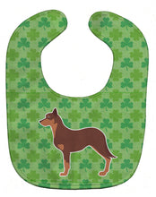 Load image into Gallery viewer, Australian Kelpie Dog Shamrocks  Baby Bib BB6434BIB