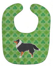Load image into Gallery viewer, Sheltie/Shetland Sheepdog Shamrocks  Baby Bib BB6435BIB