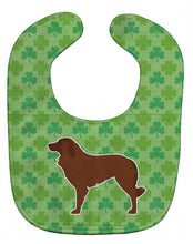 Load image into Gallery viewer, Portuguese Sheepdog Dog Shamrocks  Baby Bib BB6436BIB