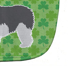 Load image into Gallery viewer, Polish Lowland Sheepdog Dog Shamrocks  Baby Bib BB6437BIB