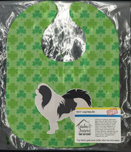 Load image into Gallery viewer, Japanese Chin Shamrocks  Baby Bib BB6442BIB
