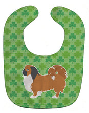 Load image into Gallery viewer, Pekingese Shamrocks  Baby Bib BB6443BIB