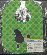 Load image into Gallery viewer, Poodle Shamrocks  Baby Bib BB6444BIB