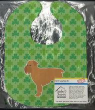 Load image into Gallery viewer, Brussels Griffon Shamrocks  Baby Bib BB6445BIB