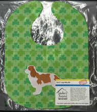 Load image into Gallery viewer, Cavalier King Charles Spaniel Shamrocks  Baby Bib BB6454BIB