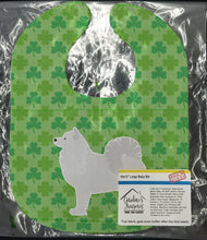 Load image into Gallery viewer, Samoyed Shamrocks  Baby Bib BB6464BIB