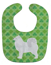 Load image into Gallery viewer, Samoyed Shamrocks  Baby Bib BB6464BIB