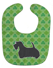 Load image into Gallery viewer, Scottish Terrier Shamrocks  Baby Bib BB6474BIB