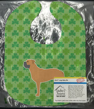 Load image into Gallery viewer, Bullmastiff Shamrocks  Baby Bib BB6476BIB