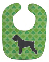 Load image into Gallery viewer, Giant Schnauzer Shamrocks  Baby Bib BB6478BIB