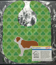 Load image into Gallery viewer, Saint Bernard Shamrocks  Baby Bib BB6481BIB