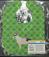 Load image into Gallery viewer, Bull Terrier Shamrocks  Baby Bib BB6483BIB