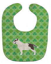 Load image into Gallery viewer, Bull Terrier Shamrocks  Baby Bib BB6483BIB