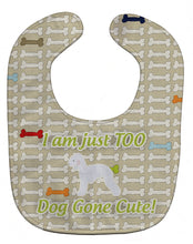 Load image into Gallery viewer, Bedlington Terrier Dog Gone Cute Baby Bib BB6499BIB