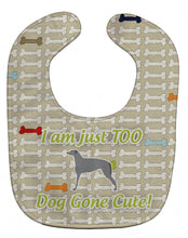 Load image into Gallery viewer, Scottish Deerhound Dog Gone Cute Baby Bib BB6501BIB