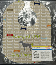 Load image into Gallery viewer, Irish Wolfhound Dog Gone Cute Baby Bib BB6508BIB