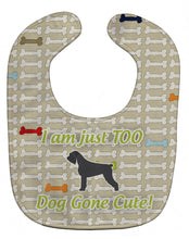 Load image into Gallery viewer, Giant Schnauzer Dog Gone Cute Baby Bib BB6578BIB