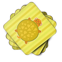 Load image into Gallery viewer, Turtle with Glasses Foam Coaster  BB6736FC