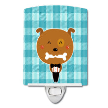 Load image into Gallery viewer, Dog in Tuxedo Ceramic Night Light BB6737CNL