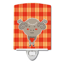 Load image into Gallery viewer, Ram with a Heart Ceramic Night Light BB6738CNL