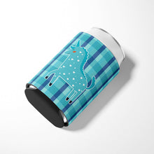 Load image into Gallery viewer, Unicorn in Plaid Can or Bottle Hugger BB6740CC