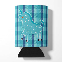 Load image into Gallery viewer, Unicorn in Plaid Can or Bottle Hugger BB6740CC