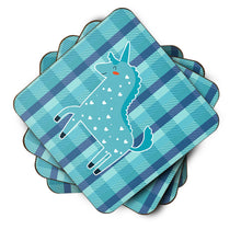 Load image into Gallery viewer, Unicorn in Plaid Foam Coaster  BB6740FC