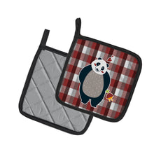 Load image into Gallery viewer, Panda Love Pot Holders - Set of 2 - Heat-Resistant Kitchen Essentials BB6751PTHD