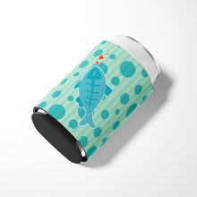 Load image into Gallery viewer, Polkadot Fish Can or Bottle Hugger BB6756CC