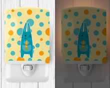 Load image into Gallery viewer, Polkadot Rabbit Ceramic Night Light BB6757CNL