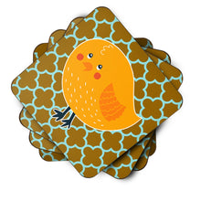 Load image into Gallery viewer, Bird on Quatrfoil Foam Coaster  BB6761FC