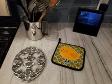 Load image into Gallery viewer, Bird on Quatrfoil Pot Holders - Set of 2 - Heat-Resistant Kitchen Essentials BB6761PTHD