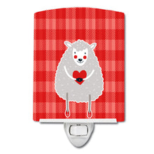 Load image into Gallery viewer, Lamb Love Ceramic Night Light BB6762CNL