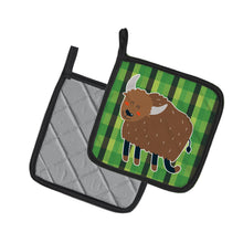 Load image into Gallery viewer, Bull Pot Holders - Set of 2 - Heat-Resistant Kitchen Essentials BB6763PTHD