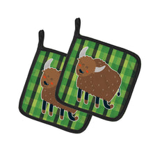 Load image into Gallery viewer, Bull Pot Holders - Set of 2 - Heat-Resistant Kitchen Essentials BB6763PTHD