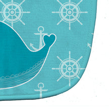 Load image into Gallery viewer, Whale with Anchors Baby Bib BB6765BIB