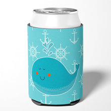 Load image into Gallery viewer, Whale with Anchors Can or Bottle Hugger BB6765CC