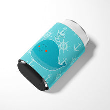 Load image into Gallery viewer, Whale with Anchors Can or Bottle Hugger BB6765CC