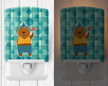 Load image into Gallery viewer, Celebration Bear Ceramic Night Light BB6769CNL