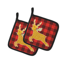 Load image into Gallery viewer, Deer Pot Holders - Set of 2 - Heat-Resistant Kitchen Essentials BB6773PTHD