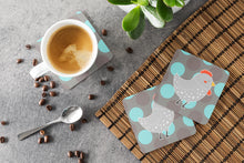Load image into Gallery viewer, Grey Chicken Foam Coaster  BB6778FC
