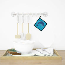 Load image into Gallery viewer, Dolphin Pot Holders - Set of 2 - Heat-Resistant Kitchen Essentials BB6781PTHD