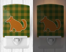 Load image into Gallery viewer, Brown Wolf Ceramic Night Light BB6788CNL