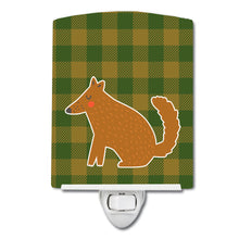 Load image into Gallery viewer, Brown Wolf Ceramic Night Light BB6788CNL
