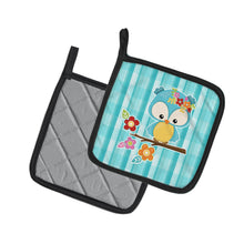 Load image into Gallery viewer, Blue Bird Pot Holders - Set of 2 - Heat-Resistant Kitchen Essentials BB6795PTHD