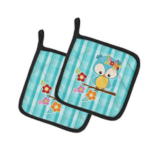 Load image into Gallery viewer, Blue Bird Pot Holders - Set of 2 - Heat-Resistant Kitchen Essentials BB6795PTHD